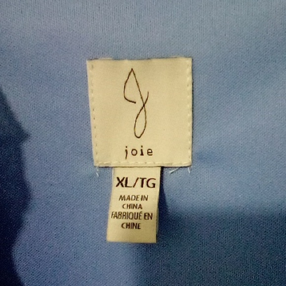 Joie Blue Ruffled V-neck Floral Tie Waist Midi Dress - Picture 2 of 8